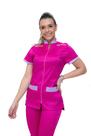 Jaleco Feminino Premium Pink e Lilas