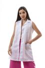 Jaleco Feminino Regata Branco Oxford Botão Normandia Jaleco Feminino Regata Branco Oxford Botão Normandia