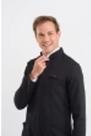 Jaleco Masculino Elegance - Preto - Dra Cherie