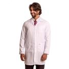 Jaleco masculino gabardine manga longa gola social Blanco Raro