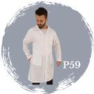 Jaleco microleve unissex branco