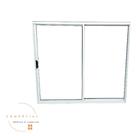 Janela 2 folhas linha modular aluminio 18mm branca