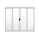 Janela 4 Folhas de Correr S/ Grade 1.00 X 1.00 Alumínio Branco Linha Modular - Hale