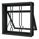 Janela Banheiro Vitrô 50x50cm Aço Zarcão C/ Grade Corrente Zarcão Cinza Janela Banheiro Vitrô 50x50cm Aço Zarcão C/ Grade Corrente Zarcão Cinza