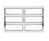 Janela Basculante de Alumínio 0,60 X 1,50 Linha All Soft Cor Branco Duplo
