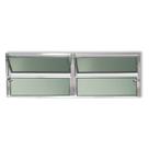 Janela Basculante de Alumínio 40x120cm 2 Seções com Vidro Boreal Plus Brimak