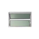 Janela Basculante de Alumínio 40x80cm com Vidro Boreal Anodizado Plus Brimak