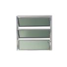 Janela Basculante de Alumínio 60x80cm com Vidro Boreal Anodizado Plus Brimak