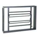 Janela Basculante em Aço 60 x 80 x 8 cm 2 Folhas Silenfort Sasazaki