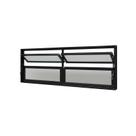 Janela Basculante em Alumínio Preto Caribe Max 40x150x6cm 4 folhas Jap