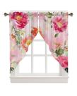 Janela CAPSCEOLL Pink Poney para cozinha 74x91cm 2 painéis