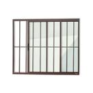 Janela Confort 2 Folhas com Grade Vidro Liso 100cm X 80cm Brimak