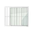 Janela Confort 2 Folhas com Grade Vidro Liso 100cm X 80cm Brimak
