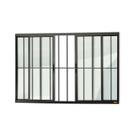 Janela Confort 4 Folhas com Grade Vidro Liso 100cm X 200cm Brimak
