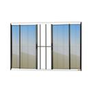 Janela Confort 4 Folhas com Grade Vidro Reflex 100cm X 120cm Brimak