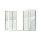 Janela Confort 4 Folhas Vidro Liso 100cm X 150cm Brimak