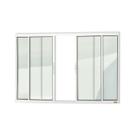 Janela Confort 4 Folhas Vidro Liso 120cm X 150cm Brimak