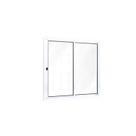 Janela de Aço de Correr 100x100cm 2 Folhas com Grade Quadrada e Vidro Riobras Branco Janela de Aço de Correr 100x100cm 2 Folhas com Grade Quadrada e Vidro Riobras Branco