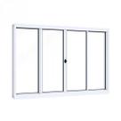 Janela de Aço de Correr 100x120cm 4 Folhas com Vidro Liso Riobras Janela de Aço de Correr 100x120cm 4 Folhas com Vidro Liso Riobras