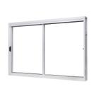 Janela de Aço de Correr Lateral 100x120cm 2 Folhas Vidro Liso Unic Sol Ramassol