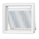 Janela de Aço Maxim-Ar 50x50cm com Grade Minas Sul MGM Branco