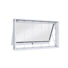 Janela de Aço Maxim-Ar 60x60cm com Grade Quadrada Facilita Lucasa Janela de Aço Maxim-Ar 60x60cm com Grade Quadrada Facilita Lucasa