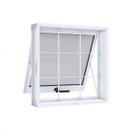 Janela de Aço Maxim-Ar 60x80cm 1 Folha com Grade Quadrada Riobras Janela de Aço Maxim-Ar 60x80cm 1 Folha com Grade Quadrada Riobras