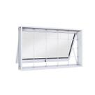 Janela de Aço Maxim-Ar 60x80cm com Grade Quadrada Facilita Lucasa Janela de Aço Maxim-Ar 60x80cm com Grade Quadrada Facilita Lucasa