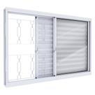 Janela de Aço Veneziana Lucasa Facilita Branco