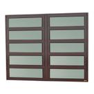 Janela de Alumínio Basculante 2 Seções 100x150cm Vidro Mini Boreal Elite Brimak