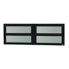 Janela de Alumínio Basculante 2 Seções 40x120cm Vidro Mini Boreal Elite Brimak