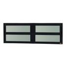 Janela de Alumínio Basculante 2 Seções 40x200cm Vidro Mini Boreal Elite Brimak
