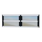 Janela de Alumínio Basculante 2 Seções 40x240cm Vidro Espelhado Elite Brimak