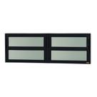 Janela de Alumínio Basculante 2 Seções 40x240cm Vidro Mini Boreal Elite Brimak