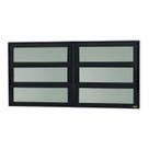 Janela de Alumínio Basculante 2 Seções 60x150cm Vidro Mini Boreal Elite Brimak