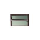 Janela de Alumínio Basculante 40x40cm Vidro Mini Boreal Plus Brimak Corten