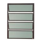 Janela de Alumínio Basculante 80x60cm Vidro Mini Boreal Master Brimak