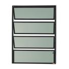 Janela de Alumínio Basculante 80x60cm Vidro Mini Boreal Master Brimak
