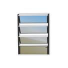 Janela de Alumínio Basculante 80x80cm Vidro Espelhado Plus Brimak