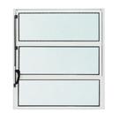 Janela de Alumínio Branco Vitro Basculante CMC Modular - 0.40 (L) X 0.40 (A)