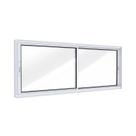 Janela de Alumínio de Correr Lateral 2 Folhas Móveis 60x80cm Lucasa Ideale