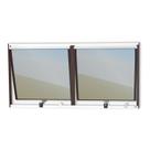 Janela de Alumínio Maxim-ar 2 Seções 60x120cm Vidro Espelhado Plus Brimak