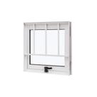 Janela de Alumínio Maxim-Ar 50x50cm com Grade e Vidro Liso Cristal Ramassol