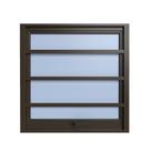 Janela de Aluminio Maxim-ar 60x80cm Vidro Jadeado e Grade