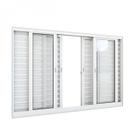 Janela de Alumínio Veneziana 100x120cm 6 Folhas com Grade Lucasa Alumínios