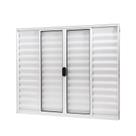 Janela de Alumínio Veneziana 100x120cm 6 Folhas Vidro Liso Slim Modular Ramassol