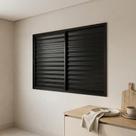 Janela de Alumínio Veneziana 100x150cm 3 Folhas Vidro Liso Ultra Ramassol