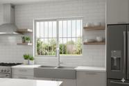 Janela de Correr 2 Folhas Max Com Grade Alumínio Branco 120x150 Linha 25