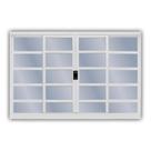 Janela de Correr 4 Folhas 120x150cm em Aço Branco MGM Minas Sul Central
