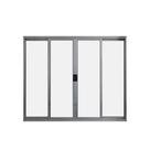 Janela de correr 4 Folhas S/ Grade 1.00 X 1.20 Alumínio Brilhante Linha Modular - Hale